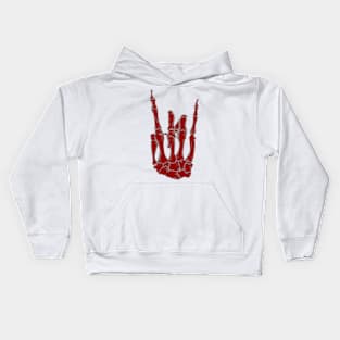 Red Rock on Bones Kids Hoodie